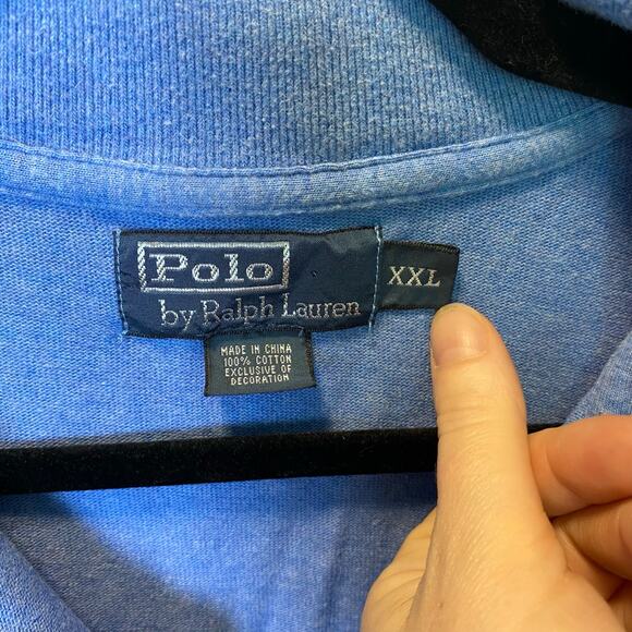 Polo‎ Ralph Lauren Men’s Pullover Long Sleeve Shirt Quarter Zip Sweater Size XXL - Picture 4 of 8